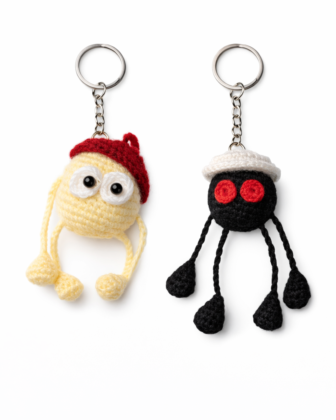 CROCHET CHARACTER KEY CHAIN COMBO